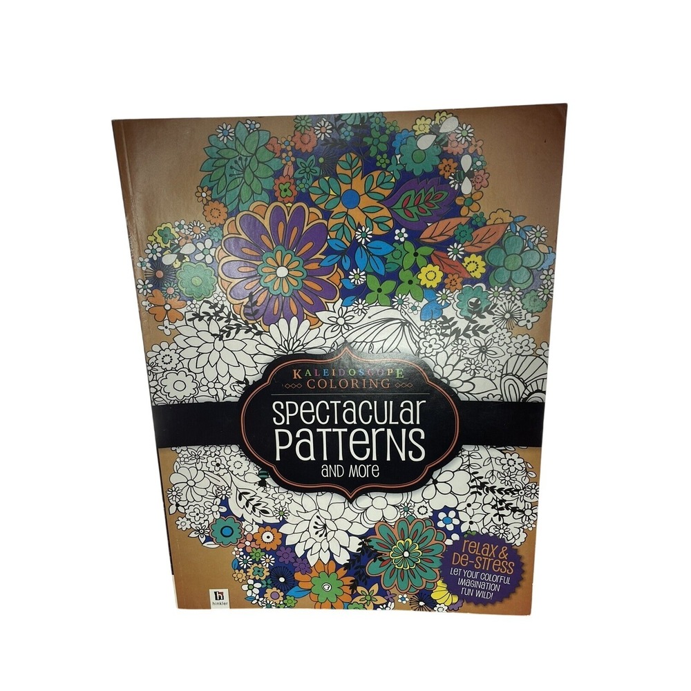 Kaleidoscope Coloring Spectacular Patterns And More Adult‎ Coloring Book